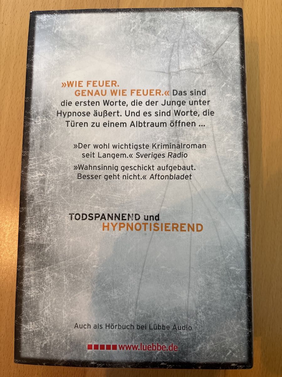 Libri: Lars Kepler: Der Hypnotiseur, Top Zustand! – Usato da Zunzgen venduto da Ebnet12 1