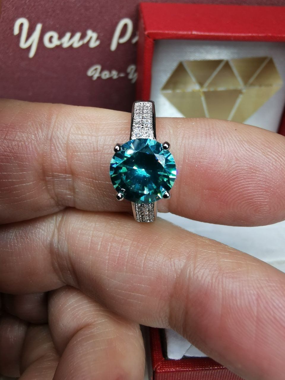 Anelli: Bague avec zircons – Nuovo e nell'imballaggio originale da Reconvilier venduto da Tsma67 5