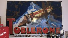 Toblerone plaque émaillée