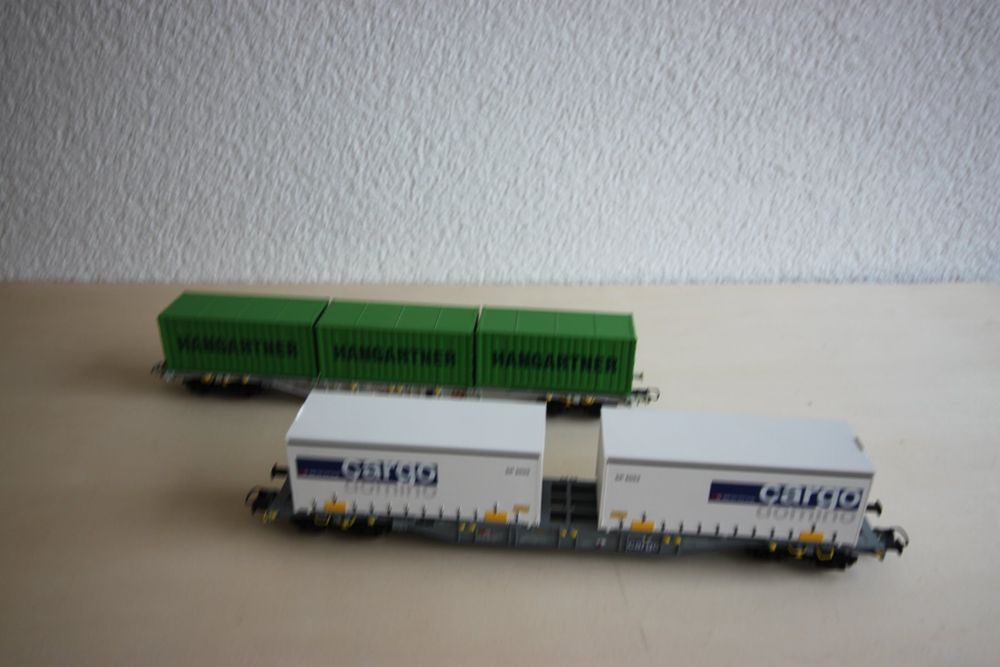 Wagons Roco Couplés Porte-remorques Schöni - SBB CFF 66604 - Échelle HO - Neuf