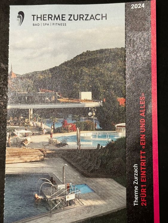 2 FÜR 1 GUTSCHEIN FÜR EINTRITT THERMALBAD SPA BAD ZURZACH (Neu (gemäss ...