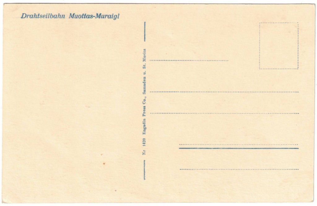 Cartes postales: St. Moritz - Standseilbahn Muottas Muragl – D'occasion à Binningen par Mountainrider 1