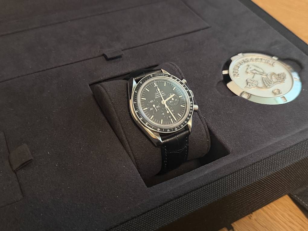 Omega Orologi: Omega Speedmaster Moonwatch Professional im Fullset – Usato da Ramsen venduto da Mk1 1