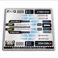 Lego Stickerset für Set 8458