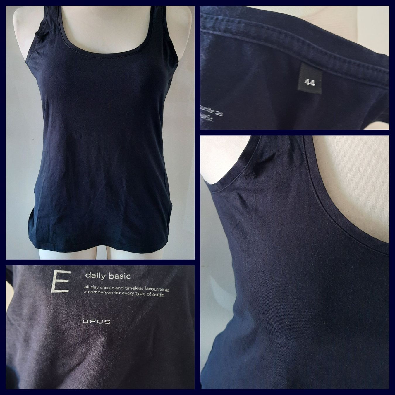 Opus Top: ***OPUS*** Top dunkelblau Gr. 44 – Usato da Wädenswil venduto da H2H_Secondhandshop