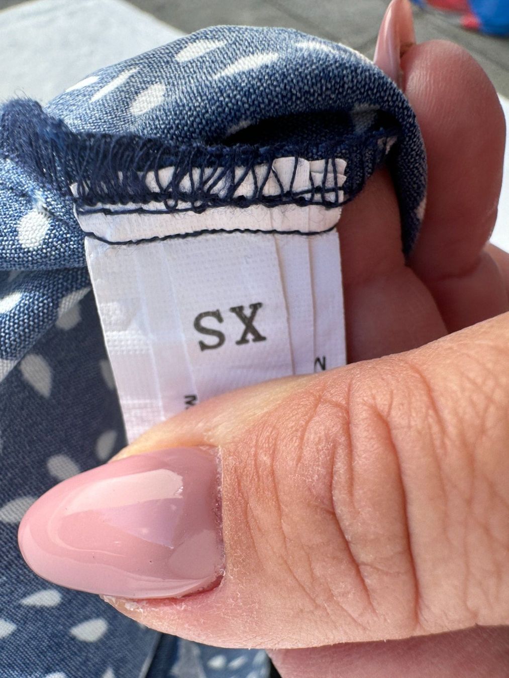 Shein Gonne: Jupe bleue et blanche à motifs T.XS – Nuovo (secondo la descrizione) da Vandoeuvres venduto da Zoccoli11 1