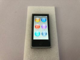 iPod nano 7 (Modell A1446), schwarz, 16GB, in super Zustand