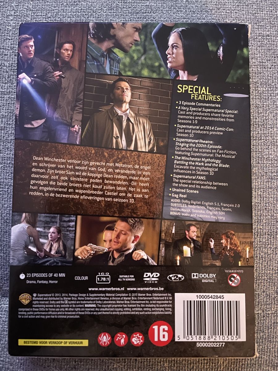Tutti i DVDs: Supernatural Staffel 10 – Usato da Moosseedorf venduto da Mojash3 1