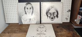 3 alte Otto Walkes Schallplatten