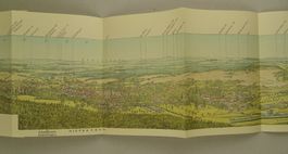 PANORAMA VOM AUSSICHTSTURM AUF DEM ESCHENBERG, REPRINT