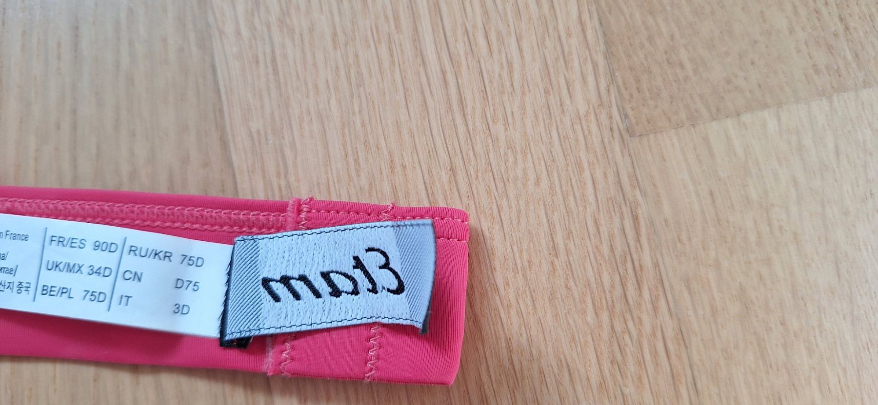 Etam Altra biancheria intima: SG / BH corail, sans armature, Etam, 75D – Nuovo (secondo la descrizione) da Lussery-Villars venduto da pousinete02 3