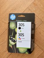 HP 305 Tintenpatronen 2-Pack Schwarz Tri-Color Neu