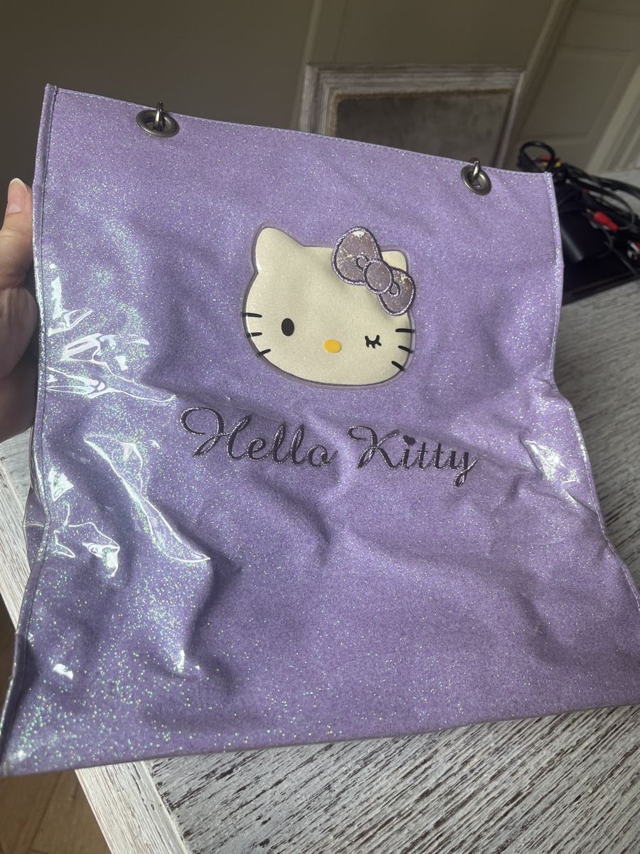 Hello Kitty Borse & Zaini: Hallo kitty lila tote bag – Usato da Rüschlikon venduto da ant_5v7g 1