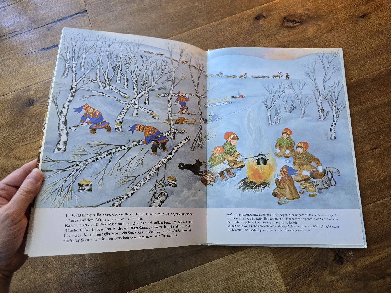 Libri: Winterliches Kinderbuch: Bei uns in Lappland, – Usato da Wittenbach venduto da Tigerlili 5