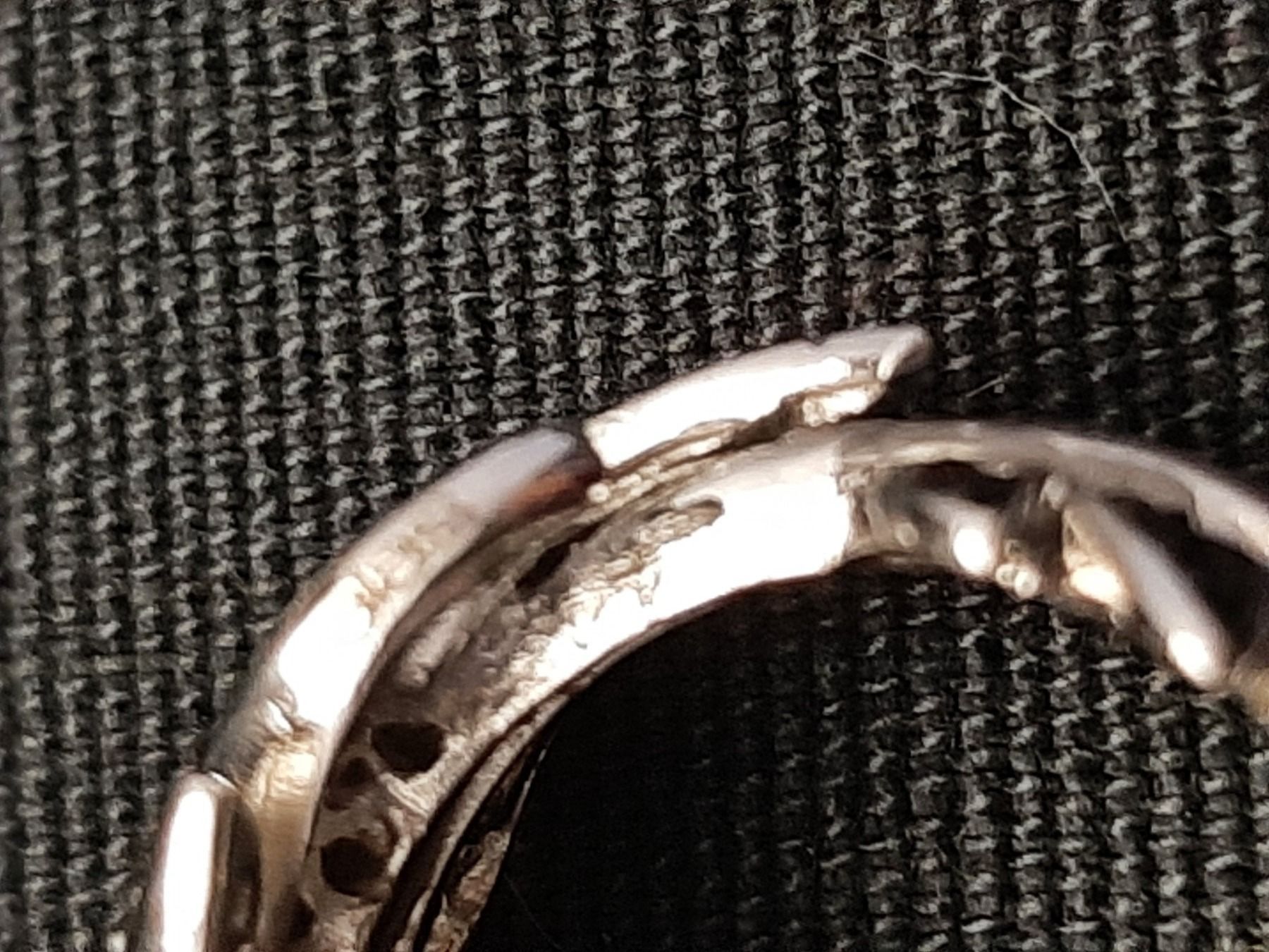 Ringe: Silberring mit schwarzen Steinchen ALAS – Gebraucht aus Basel von spinne02 8