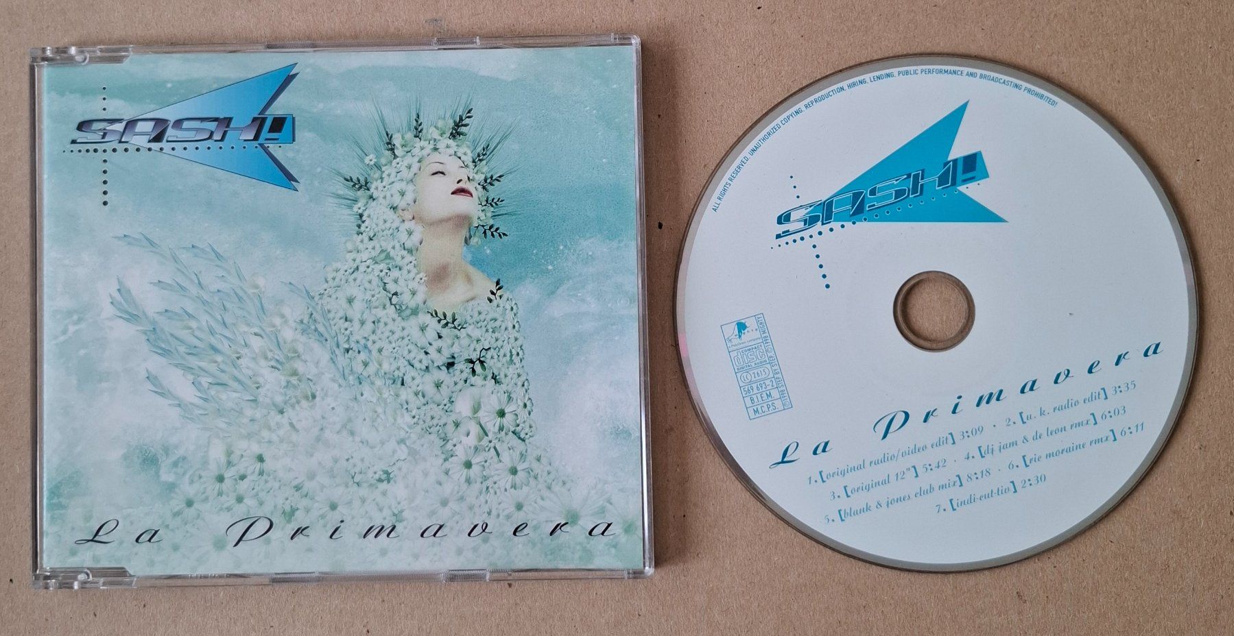 CD: CD: SASH! - La Primavera - 1998 – Usato da Wil SG venduto da Clanx