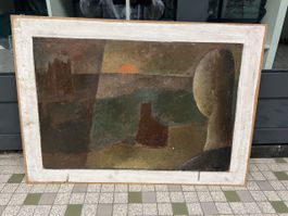 Vivaldo Martini(1908-1989)huile sur panneau signée