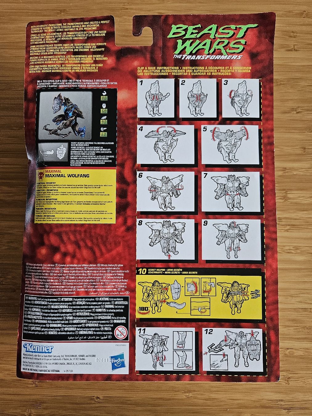 Hasbro Spielzeuge: Transformers Beast Wars Wolfang – Neu und originalverpackt aus Sarnen von rockola02 1