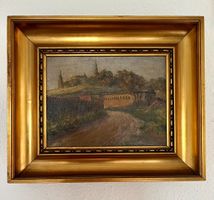 Antikes Gemälde vom Schloss Kronborg