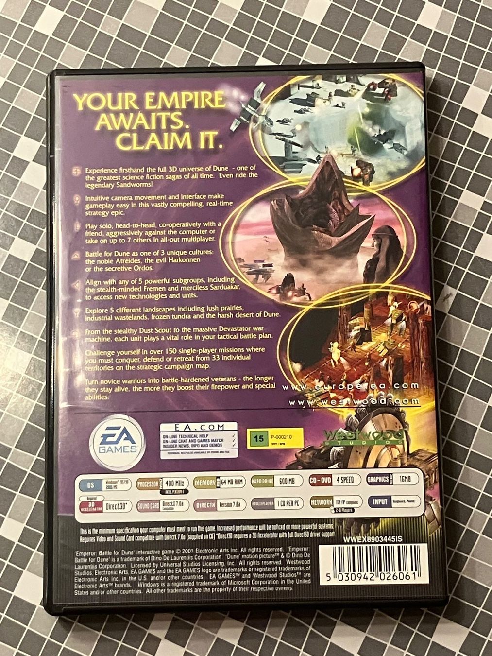 Spiele: Emperor - Battle for Dune (2001, PC) – Gebraucht aus Winkel von Asdas87 1