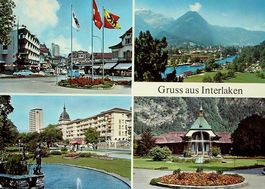 Gruss aus INTERLAKEN Auto, VW-Käfer