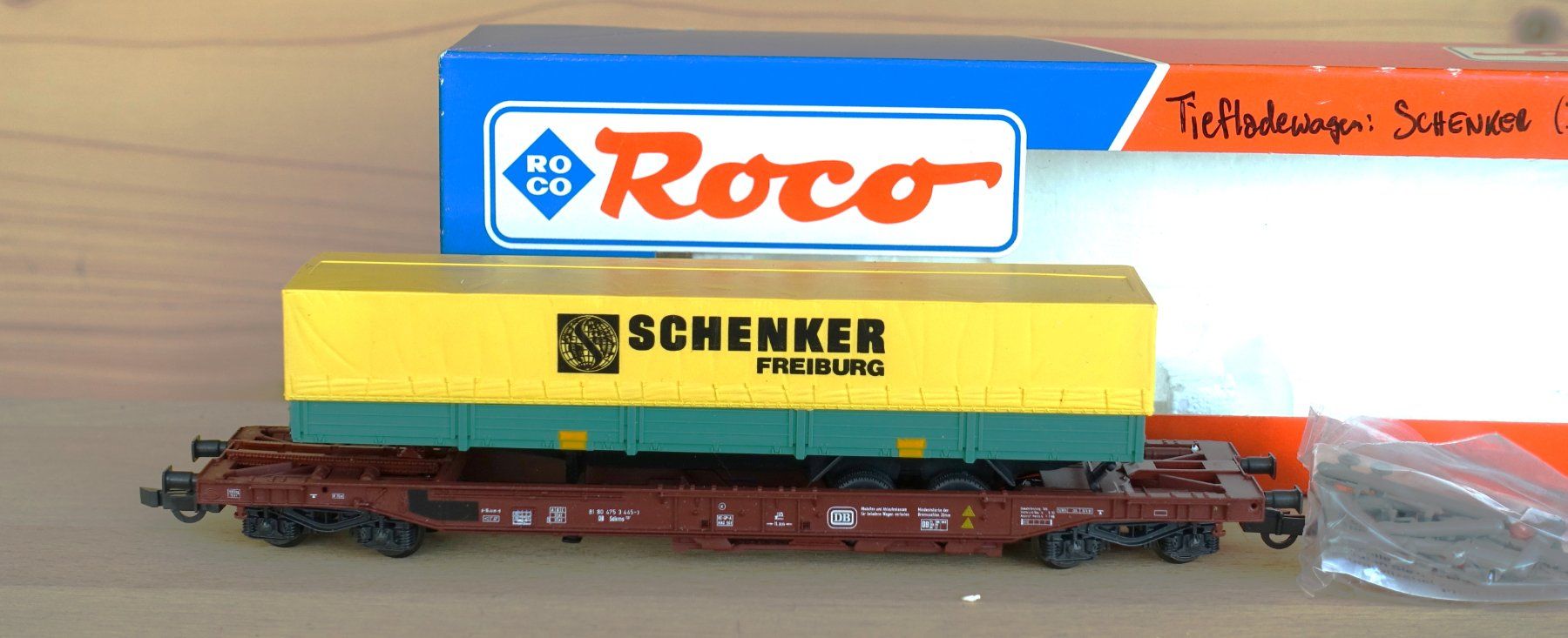 Roco Modellini di ferrovie: DB Sdkms 'Schenker', Rofo Art. 46569, DC. – Usato da Horw venduto da SwissSteamMemories