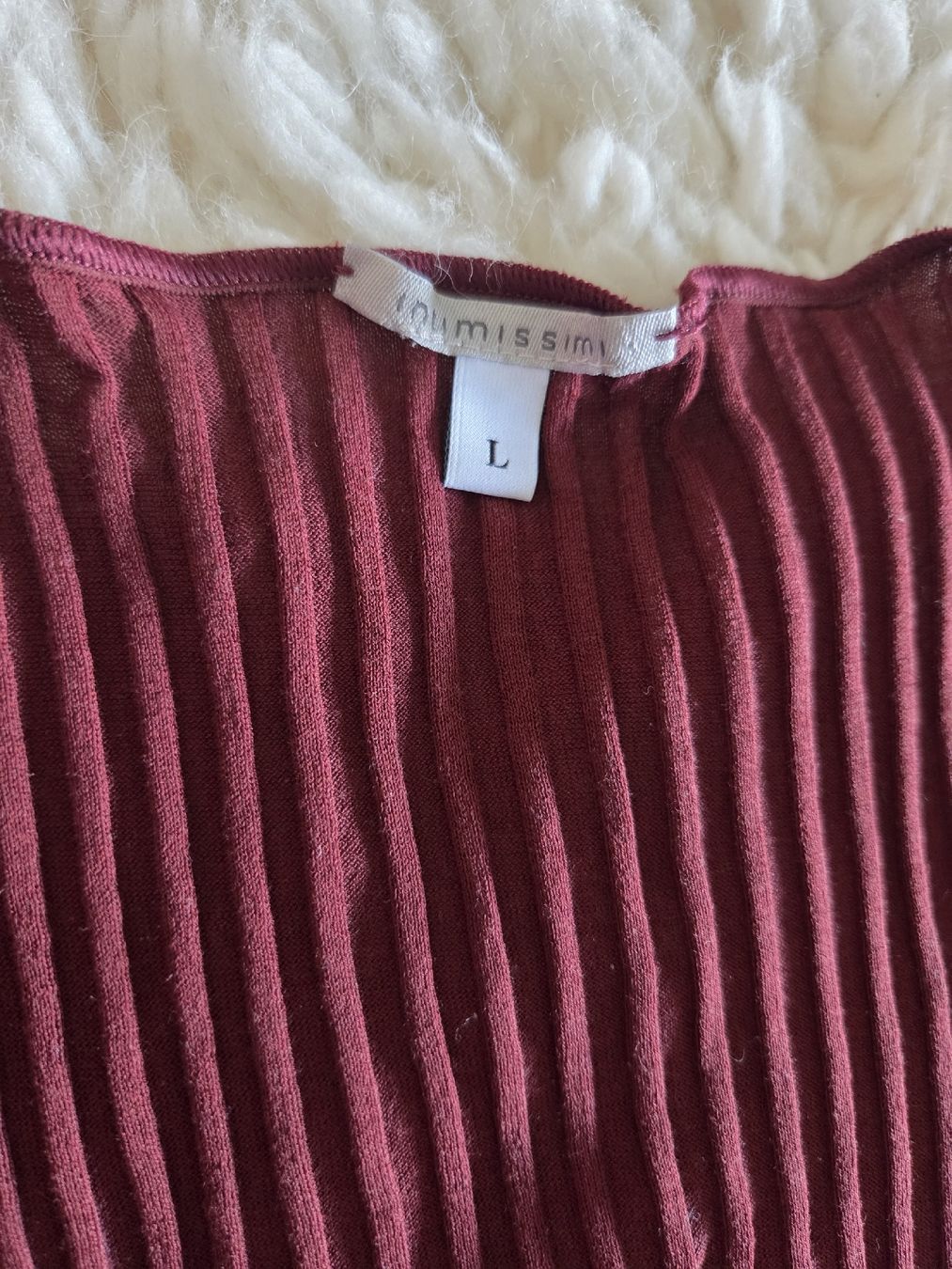 Intimissimi T-shirt: Intimissimi leichtes Tshirt L Weinrot – Usato da Walchwil venduto da Petulas 1