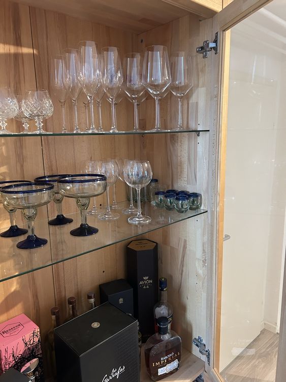 Vitrinenschrank aus Eichenholz 5