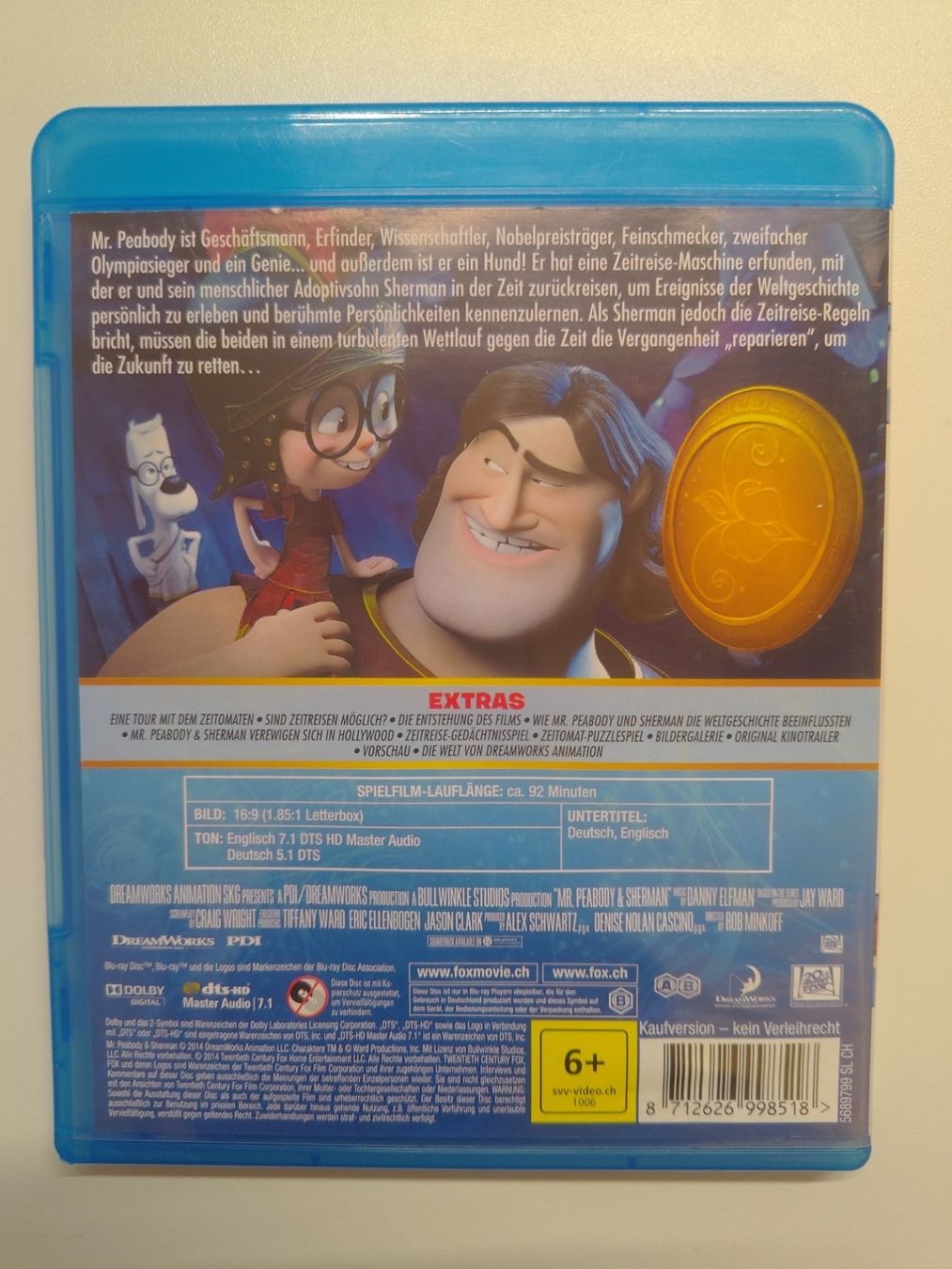 Tutti i DVDs: Mr. Peabody & Sherman – Usato da Liestal venduto da Kratzilla 2