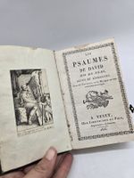 Les Psaumes de David – ancien psautier avec partitions 1826