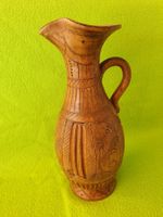 Vase holzimitiert
