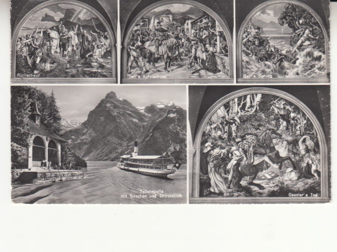 Cartoline postali: Tellskapelle ca. 1950 – Usato da Bürglen TG venduto da StampGraf
