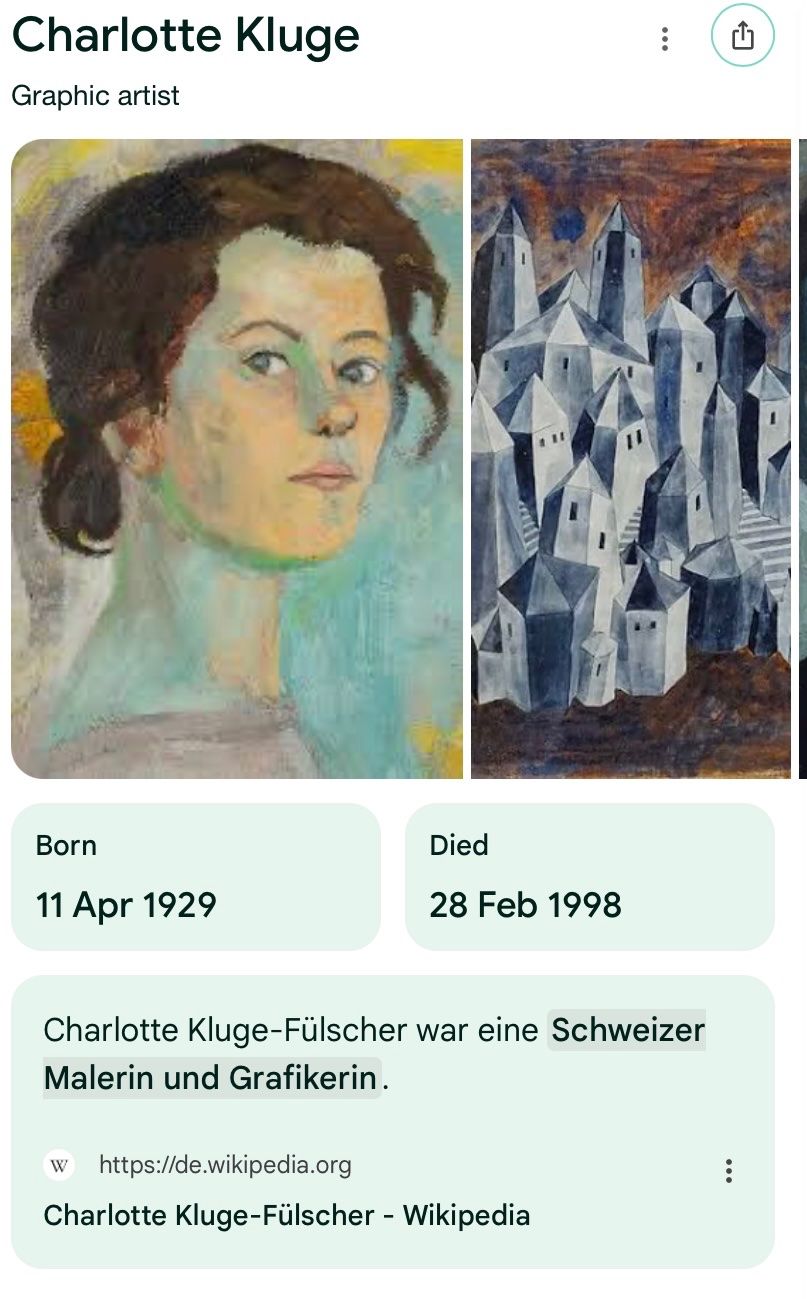 Dipinti: FÜLSCHER CHARLOTTE 1929-1998 – Usato da Wolfhalden venduto da SecondAntique 6