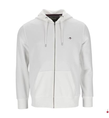 GANT Full Zip Hoodie Herren - Gr. M – Weiss - Neu