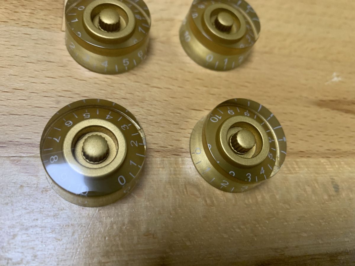 Strumenti musicali: Les Paul Knobs Gold – Nuovo e nell'imballaggio originale da Zürich venduto da richie02 2