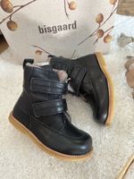 Bisgaard Winterstiefel, Leder, Wolle, Schwarz, Gr. 27 *NEU