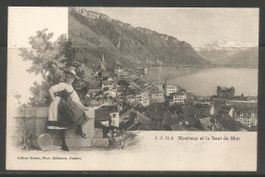 Carte P ( Montreux et la Dent du Midi )