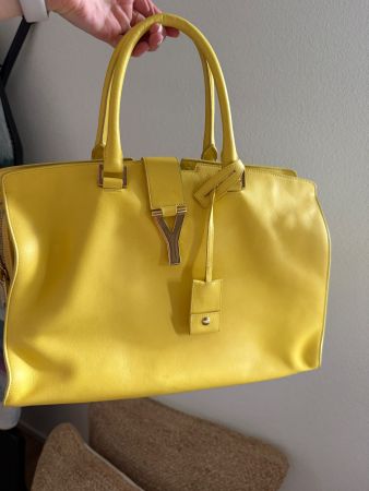 Sac YSL jaune vintage - Élégance ensoleillée pour l'été