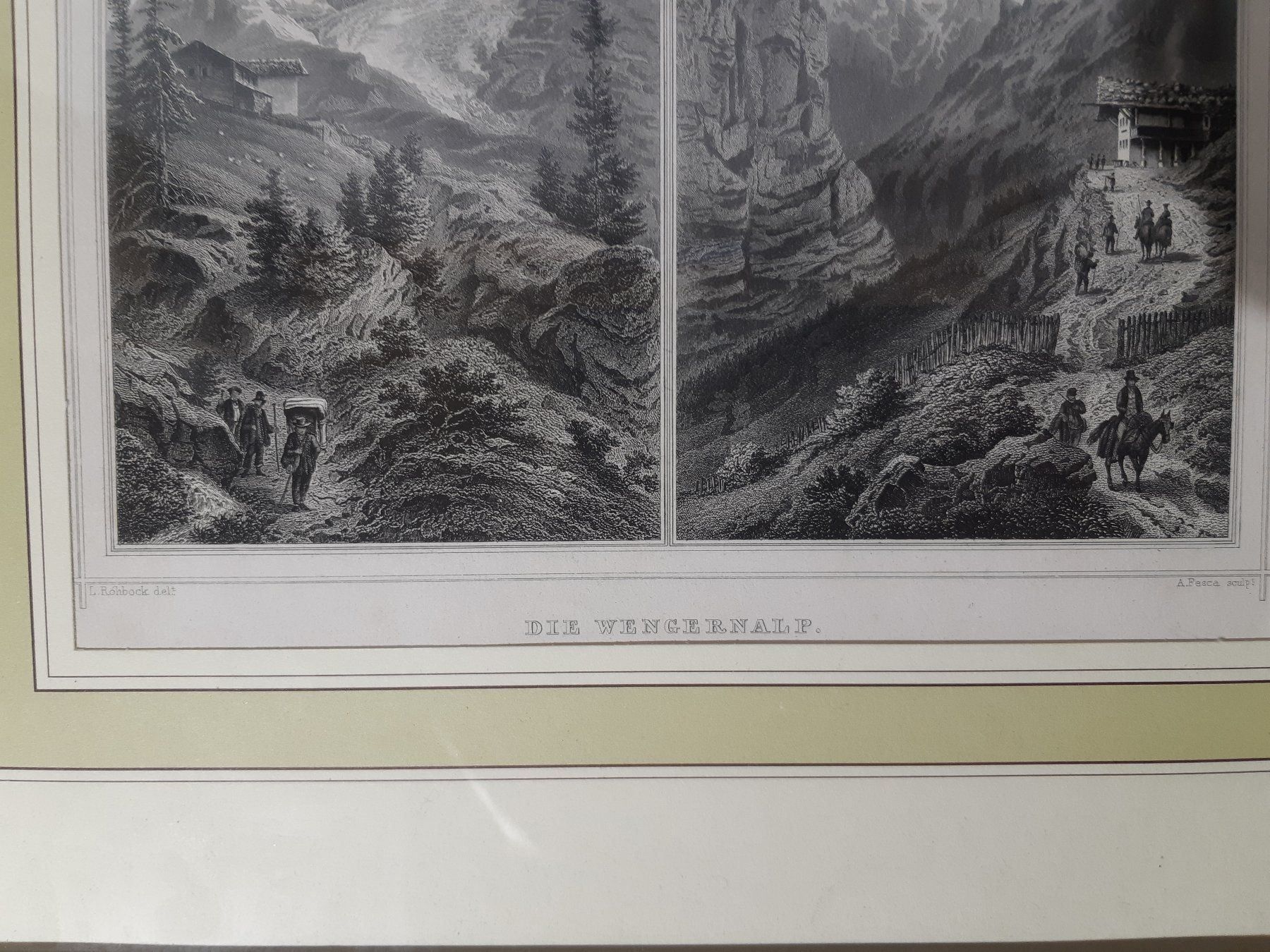 Grafica & Litografie: Litho Wengener Alp – Usato da Grindelwald venduto da carro5 2