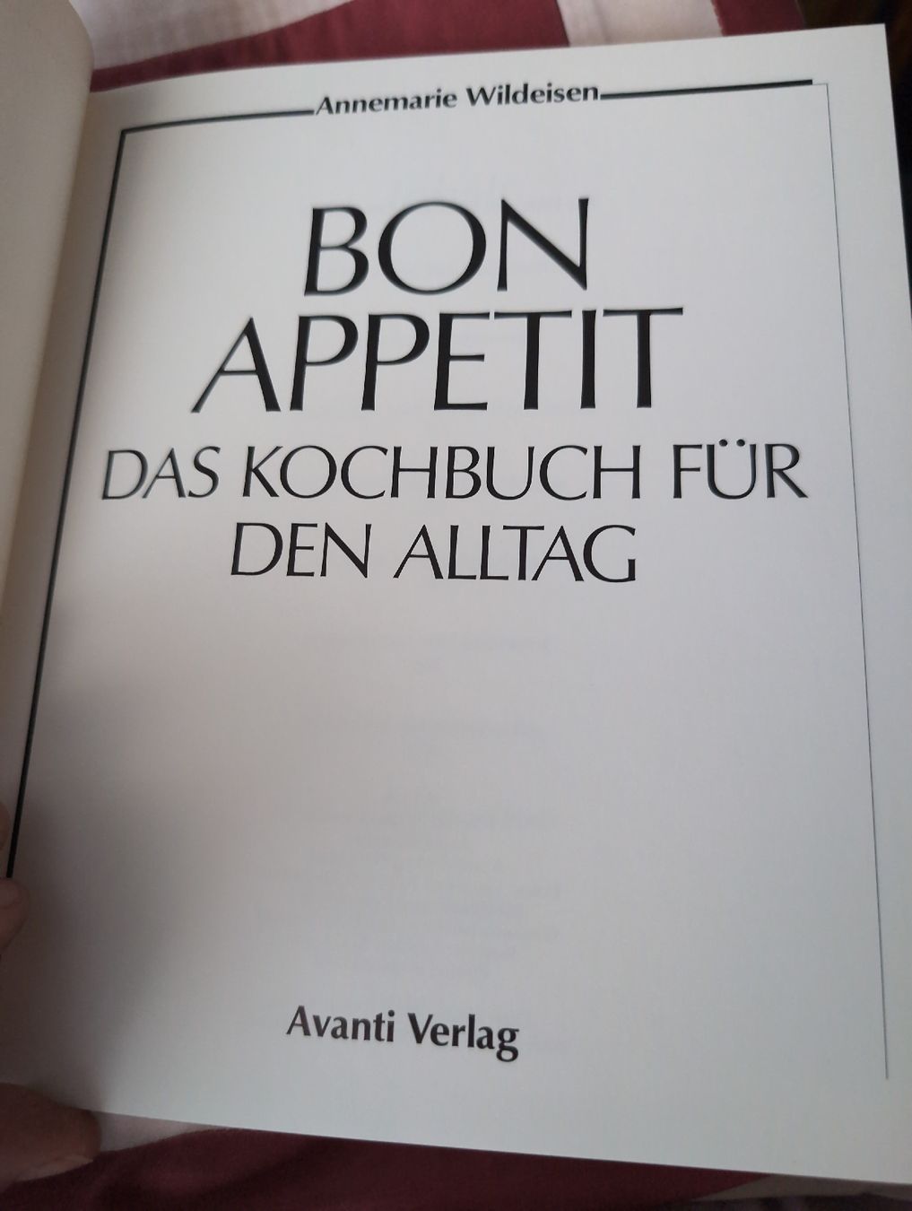 Libri: Bin Appetit Kochbuch  – Usato da Bern venduto da berneroberlaenderin 1