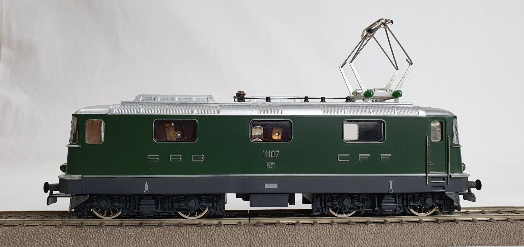 Hag 161 DC SBB Re 4/4 II 11107 grün, digital, OVP (Gebraucht) in Seon ...