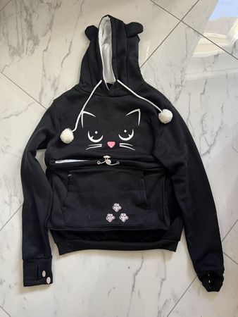 Katzen pullover Hoodie pull chat avec capuche