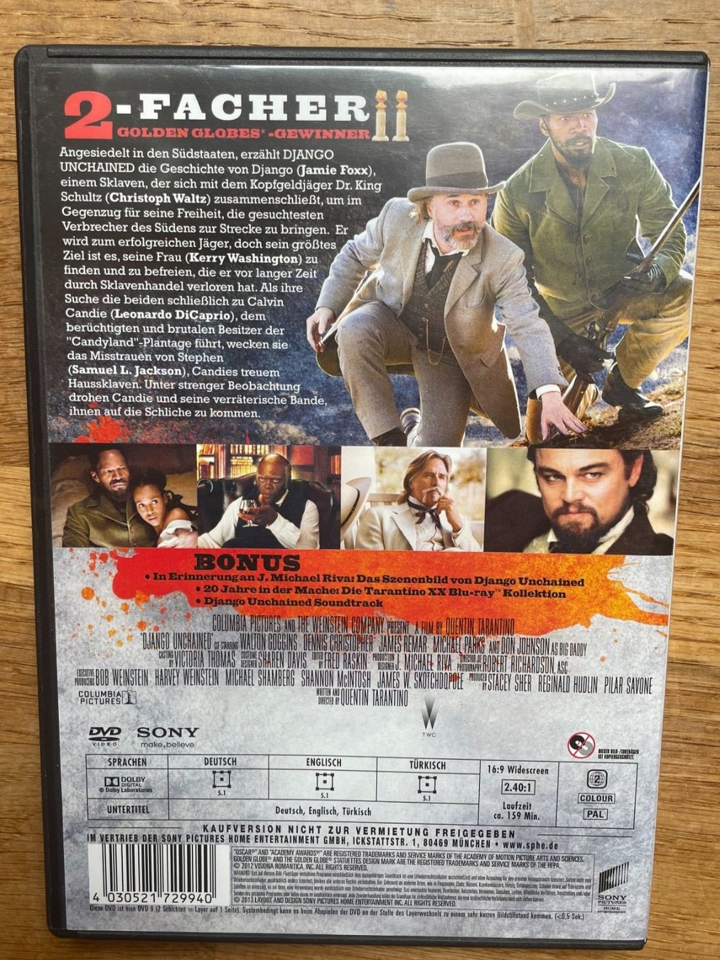 Tutti i DVDs: DVD Django - Unchained Quentin Tarantino – Usato da Aarau venduto da Chicca2006 1