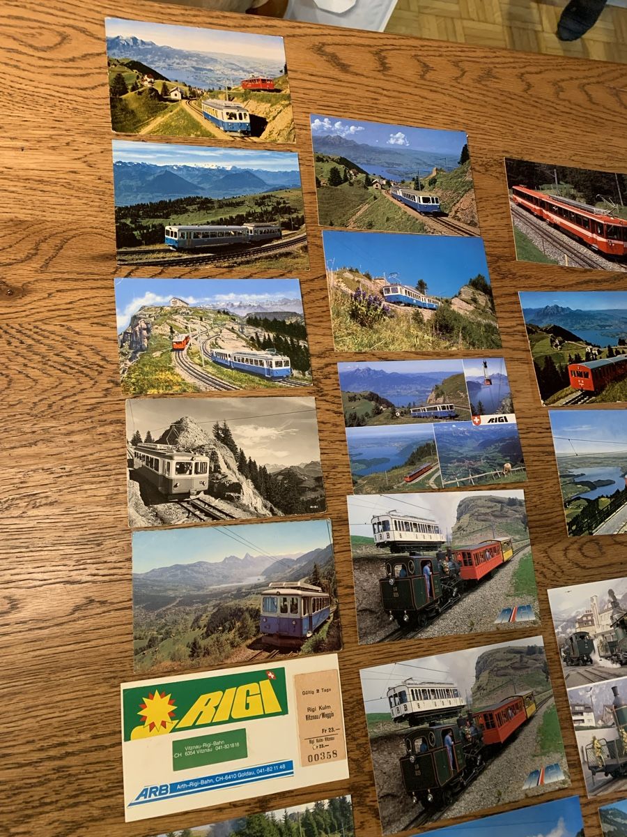 Modelleisenbahnen: Ansichtskarten Rigi Bahnen – Gebraucht aus Winden von EmilNeu 5