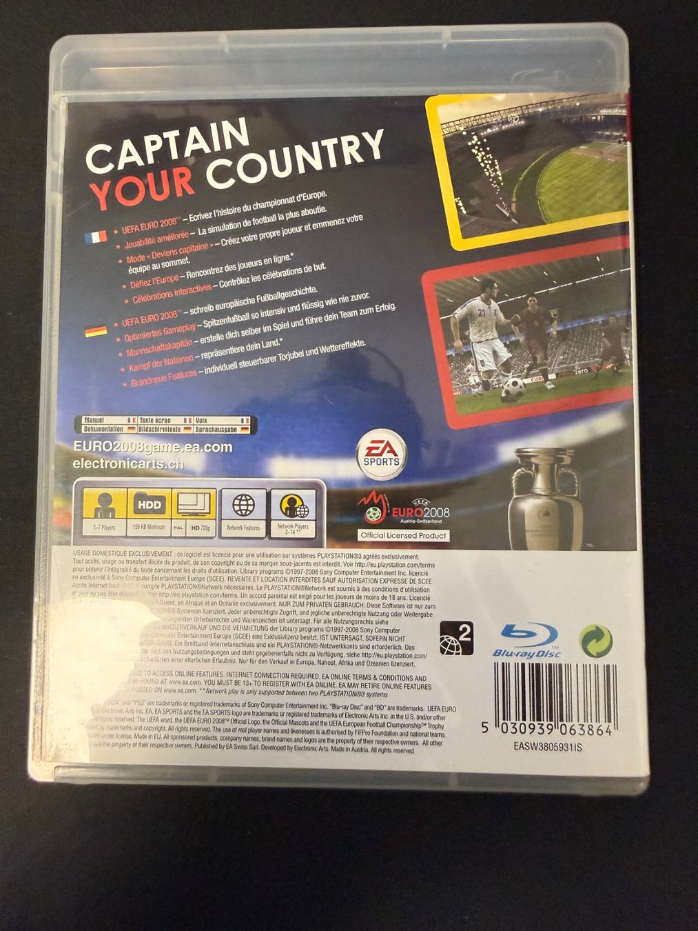 Sony Giochi: Uefa Euro 2008 Austria-Switzerland - PS3 – Usato da Pont-de-la-Morge venduto da Darfal 2
