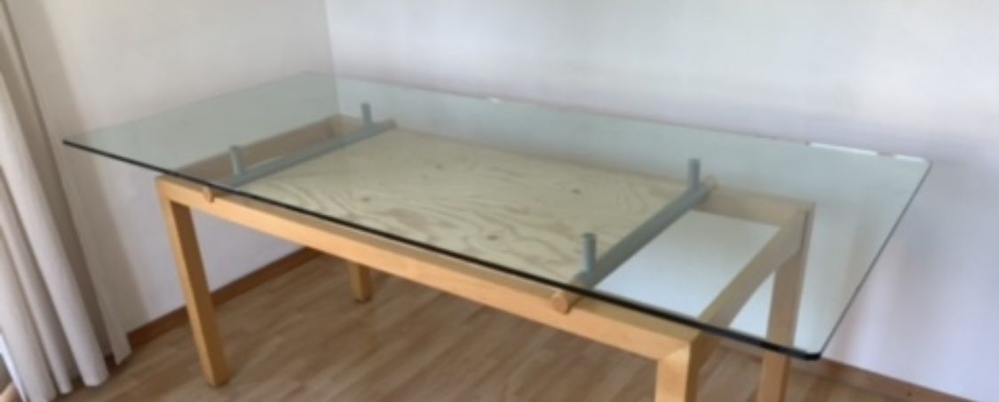 Tavoli: Glass Top - 200 x 90 x 1 cm – Usato da Zürich venduto da herbalpoetry 1