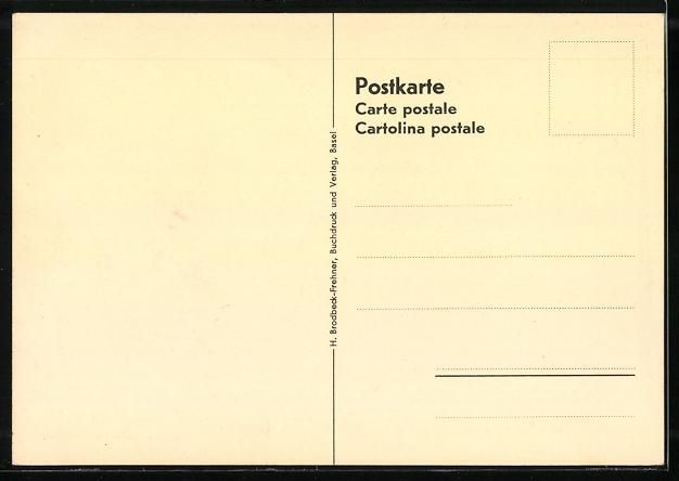 Ansichtskarten: Basel, Elite Hotel Storchen, Restaurant  – Gebraucht aus Berlin von bartko-reher 1