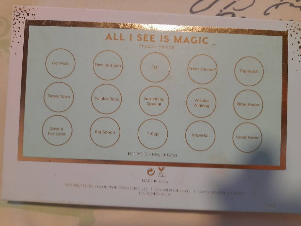 Make-up: Colourpop eyeshadow palette – Usato da Hochdorf venduto da gal_w9hk 2