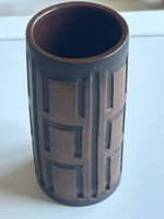 Vase Keramik braun Handarbeit EPICK 24315 (I17)
