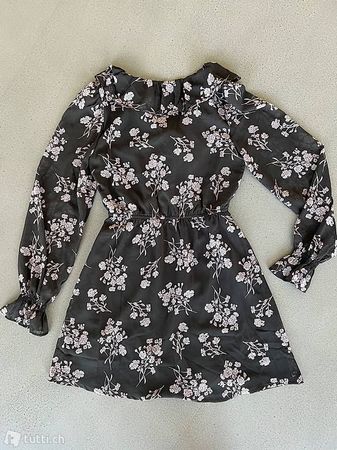 Kleid mocca/rosa Gr. 34 von NA-KD